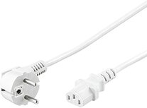 Stroomkabel voor computer en/of monitor - 1.5 M WIT