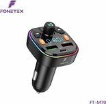 FM Transmitter + Fast Charging (USB &amp; USB) FT-M70