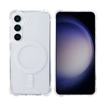 Anti-Burst Case With MagSafe For Samsung Galaxy S25 Ultra S938B Transparent