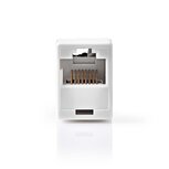 CAT5e | Onafgeschermd | RJ45 Female | RJ45 Female | Recht | ABS | Doos