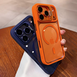 iPhone 17 Pro Max Luxe MagSafe Case Orange met lensbescherming