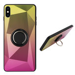BackCover Ring Aurora voor Apple iPhone Xs Max Goud+Roze BackCover Ring Aurora voor Apple iPhone Xs Max Goud+Roze