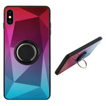 BackCover Ring Aurora voor Apple iPhone Xs Max Roze+blue BackCover Ring Aurora voor Apple iPhone Xs Max Roze+blue
