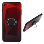 BackCover Ring Aurora voor Apple iPhone 7/8 Rood+Zwart BackCover Ring Aurora voor Apple iPhone 7/8 Rood+Zwart