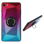 BackCover Ring Aurora voor Apple iPhone 7/8 Plus Roze+blue BackCover Ring Aurora voor Apple iPhone 7/8 Plus Roze+blue