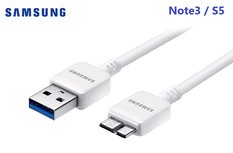 Samsung Micro USB 3.0 Datakabel Wit voor Samsung N9005 Galaxy Note 3 Samsung Micro USB 3.0 Datakabel Wit voor Samsung N9005 Galaxy Note 3