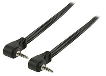 Composiet Videokabel 3.5 mm Male - 3.5 mm Male 1.00 m Zwart Composiet Videokabel 3.5 mm Male - 3.5 mm Male 1.00 m Zwart
