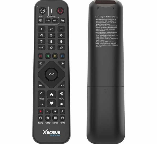 Xsarius Android afstandsbediening Control IR RCU-A3
