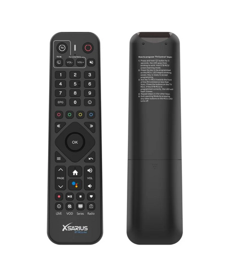 Xsarius BT RCU-A4 Advanced IR & Bluetooth Afstandsbediening with backlight