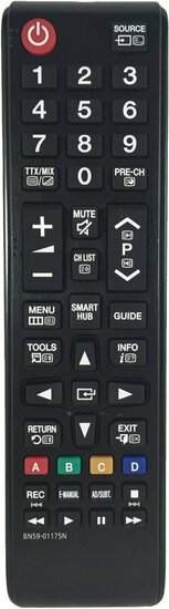BN59-01175N  Samsung Afstandsbediening Geschikt voor alle Samsung  tv's| HDTV's | Led Smart tv