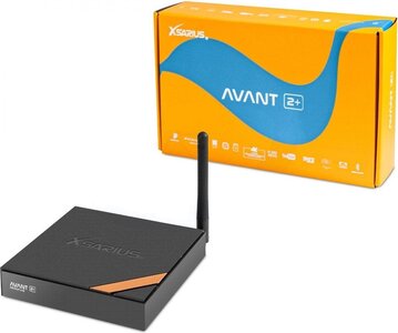 XSARIUS AVANT 2+ OTT 8K UHD ANDROID 9 SPELER H.265 HEVC WLAN ZWART