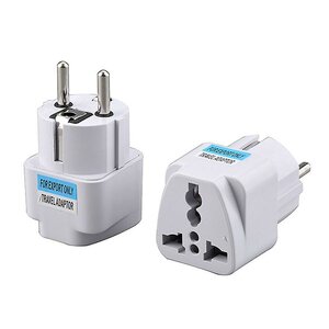 Universal Portable Travel Adapter Converter, UK US AU To EU AC Wall Socket