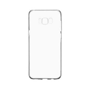 Samsung Galaxy S8 PLUS - TPU COVER - CLEAR / BLACK SIDE