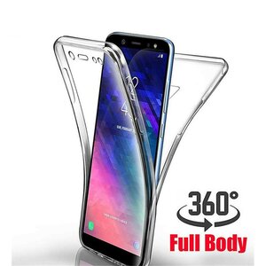 SAMSUNG A6 PLUS (2018) 360 ° Fully PC + Glass Case