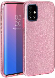 SAMSUNG GALAXY A71 - TPU COVER ROZE - GLITTERS BLINGBLING 