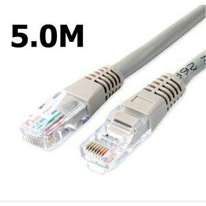 U6-G5 CAT6 UTP Netwerkkabel RJ45 Male 5.0 m