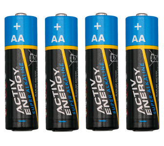 Activ Energy Super ALKALINE AA Batteries  (4X stuks)