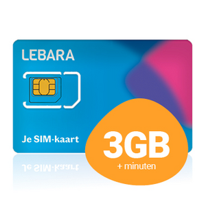 3GB SIM + 300 minuten + 1.000 SMS