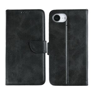 IPHONE 16e Book Case Zwart