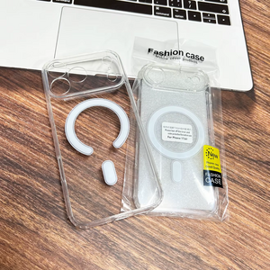 iPhone 17 Mat Transparant Magsafe magnetische draadloze oplaadcover 