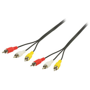 Videokabel 3x RCA Male - 3x RCA Male 2.00 m