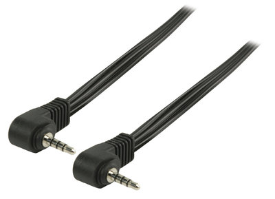 Composiet Videokabel 3.5 mm Male - 3.5 mm Male 1.00 m Zwart