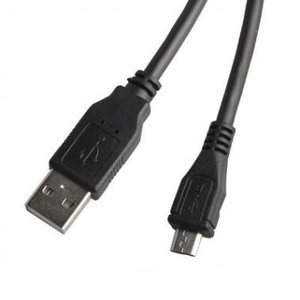 MicroUSB Laad en Data Kabel (100 cm) Zwart