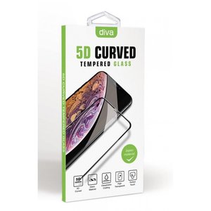 S10 Plus SamsungTempered Glass 5D Full glue Black