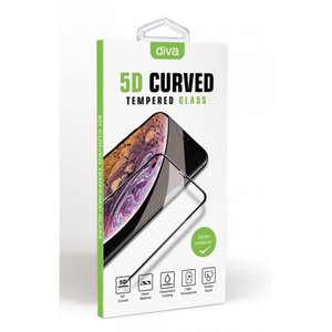 S10 Lite SamsungTempered Glass 5D Full glue Black