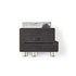 SCART Male - S-Video Female + 3x RCA Female_