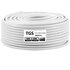 100 meter coax kabel 120DB 4 voudige afscherming  (per meter)_
