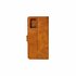 Rixus Bookcase For Samsung Galaxy S10 Plus G975F Light Brown_