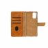 Rixus Bookcase For Samsung Galaxy S10 Plus G975F Light Brown_