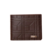 PU lederen herenportemonnee met gestreept steenpatroon ( KOFFIE)_